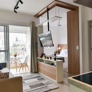 Apartamento Studio Na Vila Madalena, Piscina! 13 Andar, São Paulo
